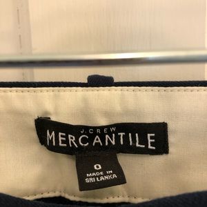 JCrew Winnie Pant 0 - Mercantile - Navy